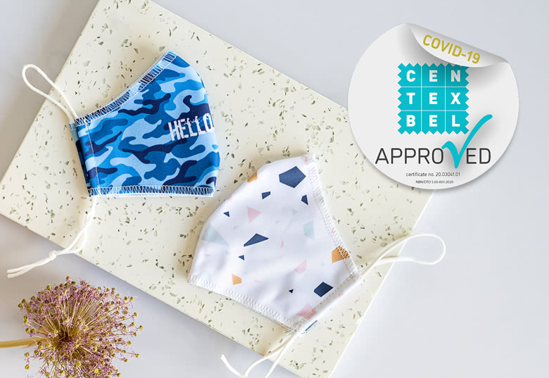 Mondmaskers maken met print